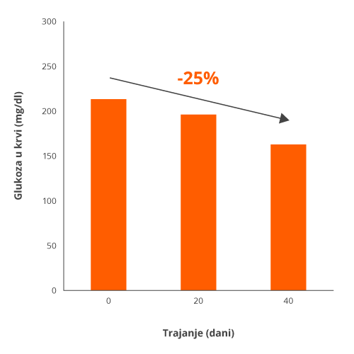 Blood glucose graph