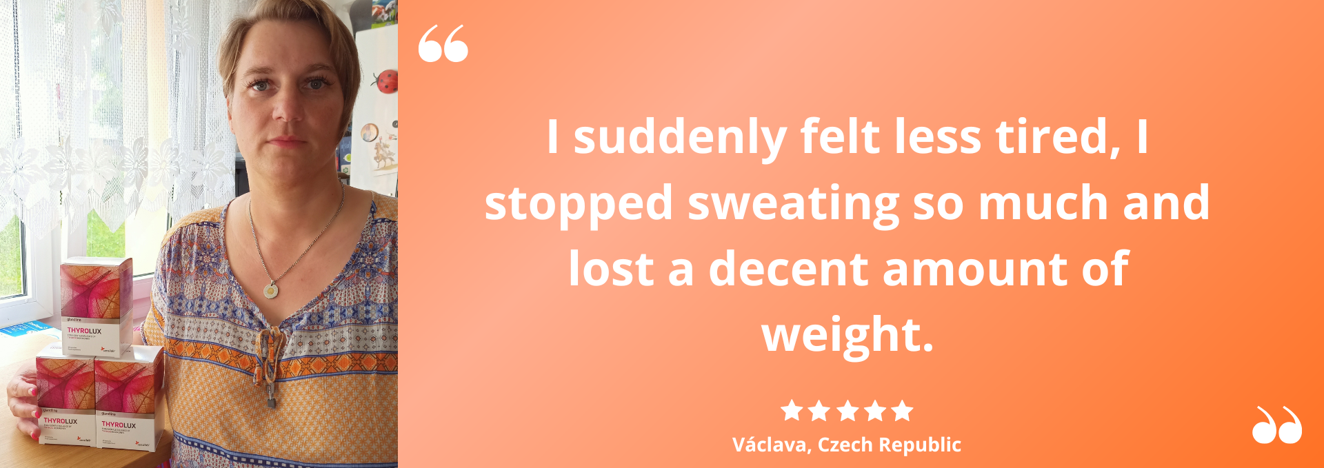 Václava's Testimonial