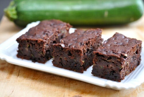 Courgette Brownies