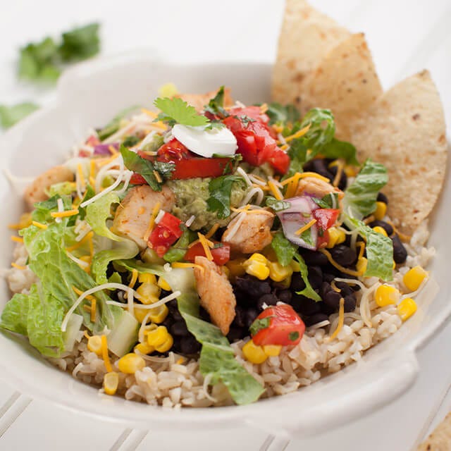 colourful Mexican bowl