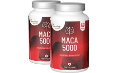 Essentials Maca Royal 5000 Korkea annos - vegaaninen, 120 kapselia