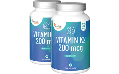 Essentials Vitamina K2 în doză mare 200 mcg - vegan, 60 de capsule