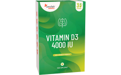 Essentials Vitamina D3 în doză mare 4000 IU - vegetarian, 30 de capsule