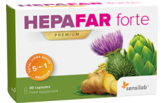 Hepafar forte PREMIUM – gélules de chardon-Marie