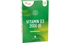 Essentials Vitamín D3 vysoká dávka 2000 IU – 30 kapslí