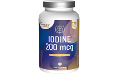 Essentials Iod în doză mare 200 mcg - vegan, 120 de capsule