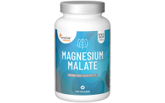 Essentials Malato de magnesio 500 dosis alta - vegano, 120 cápsulas