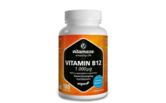 Vitamina B12 1.000 µg ad alto dosaggio, 180 compresse vegane