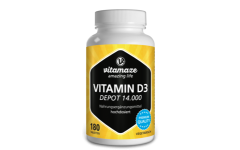 Vitamín D3 Depot 14 000 IU extra vysoká dávka, 180 vegetariánskych tabliet