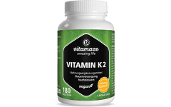 Vitamin K2 200 µg hochdosiert, 180 vegane Tabletten