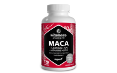 Maca 5000 dose extra alta + L-Arginina + OPC + Vitaminas + Zinco, 120 cápsulas vegan