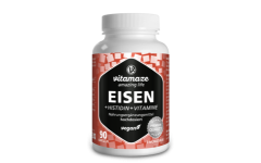 Eisen 20 mg + Histidin + Vitamine, 90 vegane Kapseln