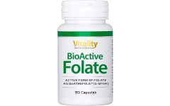 Acide folique BioActive Folate, 90 gélules