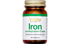 Vitality Nutritionals Chélate de bisglycinate de fer