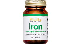 Vitality Nutritionals Chélate de bisglycinate de fer