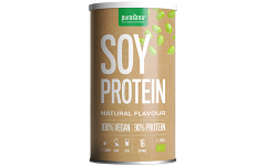 Purasana Vegan soy protein powder naturel bio 400g