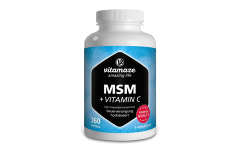 MSM høj koncentration + Vitamin C, 360 kapsler