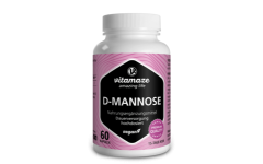 D-Manose 500 mg de alta dose, 60 cápsulas vegan