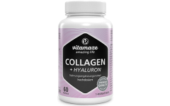 Collagen 300 mg + Hyaluronic Acid 100 mg high strength, 60 Capsules