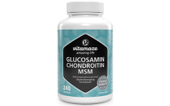 Vitamaze Glucosamine + chondroïtine + MSM, 240 capsules 