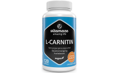 L-Carnitina 680 mg Dose diária, 120 cápsulas vegan