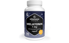 Melatonin 1 mg, 180 vegane Tabletten
