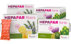 SENSI 6x Hepafar forte + 2x Hepafar fibers