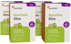 Garcinia Slim: perda de peso rápida e eficaz com 60% de HCA - 4 caixas
