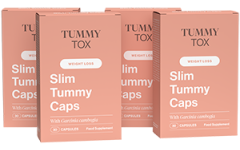 Slim Tummy Caps: gélules pour un ventre plat - 4 boîtes