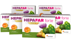 Hepafar Forte PREMIUM Milk Thistle Capsules 6x