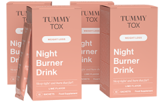 Night Burner Drink (Lima): Bebida para adelgazar mientras duermes - 4 unidades