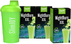 3x NightBurn XXL + DARILO: Shaker