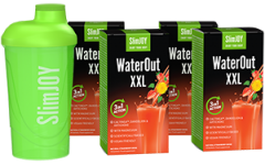 4x WaterOut XXL mit GESCHENK: Shaker