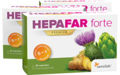 3x Hepafar Forte PREMIUM Mariendistel-Kapseln