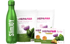 Kit HEPAFAR Proteção Hepática + Garrafa térmica GRÁTIS!