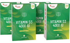 Essentials Vitamin D3 4000 IU 1+3 GRATIS