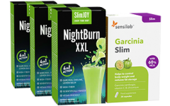 Prerušovaný pôst - NightBurn XXL  3x + Garcinia Slim 