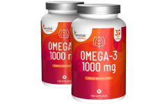 Essentials Omega-3 1000 mg, visok odmerek, 60 kapsul