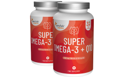 Essentials Super Omega-3 + Q10 în doză mare - 60 de capsule