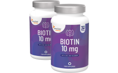 Essentials Biotina 10 mg 1+1 GRATIS