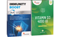 Paquete Inmunidad con Vitamina D3 4000 IU de Sensilab Essentials 