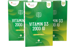 Essentials Vitamín D3 vysoká dávka 2000 IU – 90 kapslí