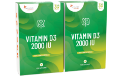 Essentials Vitamín D3 vysoká dávka 2000 IU – 60 kapslí