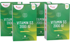 Essentials Vitamin D3 2000 IU 1+3 ZDARMA