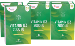 MAXI PACK: 6x Essentials Vitamin D3 2000 IU