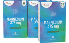 Essentials: Magnésio 375 Mg, alta dose - 90 Cápsulas - 3 caixas