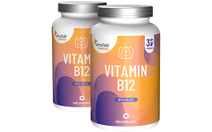 Essentials Vitamin B12 2x hochdosiert – vegan, 60 Kapseln