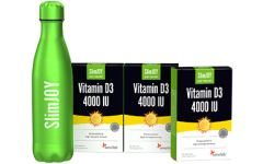 Vitamina D3 4000 IU 1+2 GRATIS + Botella GRATIS