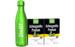 2x Ašvaganda Premium + DARILO: termo steklenička