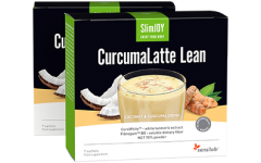 SlimJOY CurcumaLatte Lean 2er Pack - Kurkuma-Latte: Immunität. Abnehmen. Entgiftung.